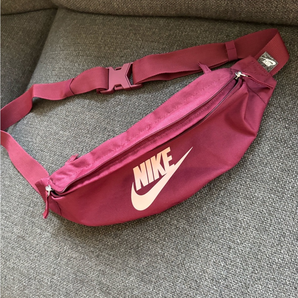 Nike Maroon waist bag